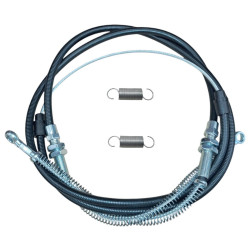 Linka hamulca reczego + sprezyna sprezynka  Fiat 126p