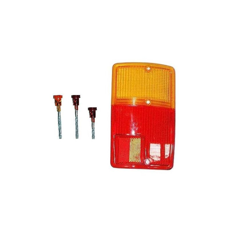 Klosz lampy tył prawy Fiat 126p FL + śruby Klosz lampy tył prawy Fiat 126p FL + śruby