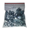 Tlumik Fiat 126p FL + obejmy 4szt + uszczelki + sruby