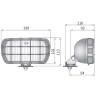 Zestaw 2x halogeny reflektory żółte H3 dalekosiężne Polonez Caro WESEM HP1.00401