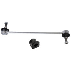 Łącznik + poduszka stabilizatora Fiat Panda II (03-12) przód