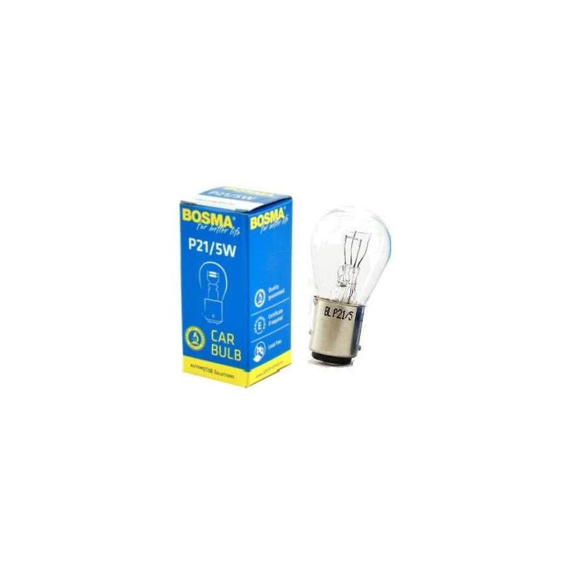 Żarówka żarówki Bosma P21/5W 12V dwuwłóknowa Żarówka żarówki Bosma P21/5W 12V dwuwłóknowa