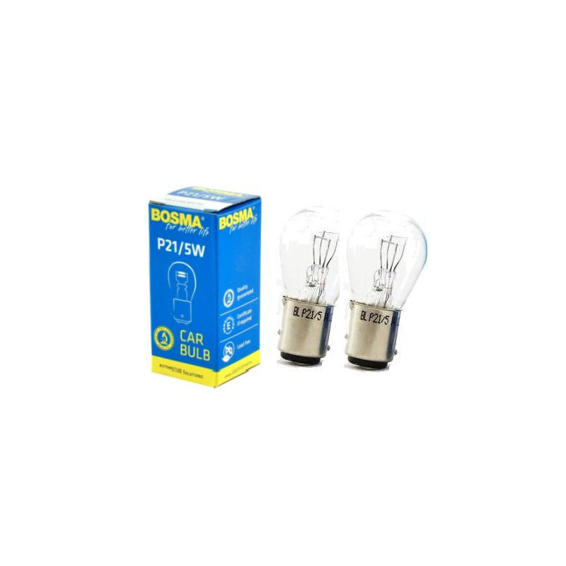 Żarówka żarówki P21/5W 12V świateł stop pozycyjnych tylnych Fiat 126p