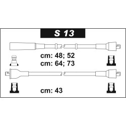 Przewody kable zapłonowe Fiat 125p FSO Polonez