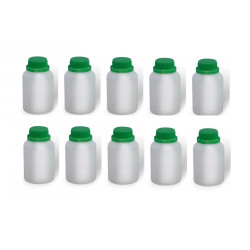 10 x Butelka plastikowa z zakrętką PEHD z podziałką 250ml