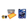 Filtr oleju powietrza + olej 10W40 Fiat Seicento Cinquecento Uno 0.9