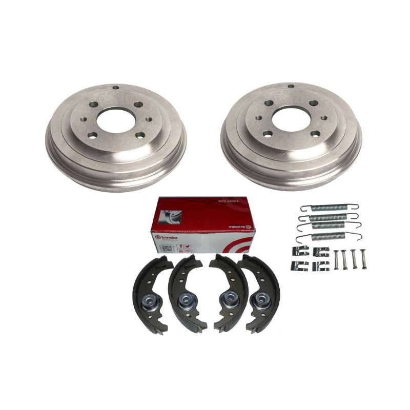 Bębny szczęki sprężynki hamulcowe Fiat Cinquecento Seicento 126p JPN Brembo