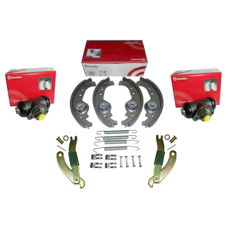 Szczęki hamulcowe sprężynki cylinderki Fiat Cinquecento Seicento Brembo Szczęki hamulcowe sprężynki cylinderki Fiat Cinquecento Seicento Brembo