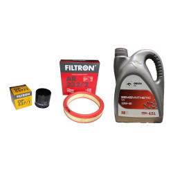 Filtr powietrza oleju + olej 10W40 Fiat Seicento 1.1 MPI