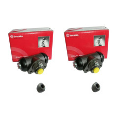 2x Cylinderek cylinderki hamulcowy + osłonka Fiat Cinquecento Seicento