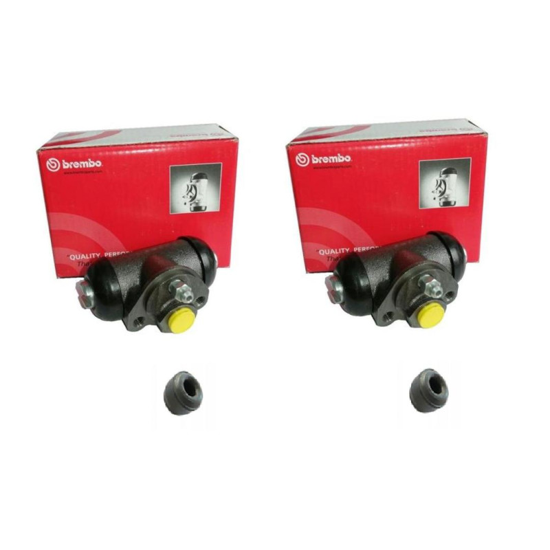 2x Cylinderek cylinderki hamulcowy + osłonka Fiat Cinquecento Seicento 2x Cylinderek cylinderki hamulcowy + osłonka Fiat Cinquecento Seicento