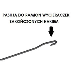 Pióro pióra wycieraczki samochodowe BOSCH ECO ZESTAW 530/480 530+480