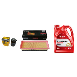 Filtr powietrza + oleju + olej 5W40 Fiat Panda II 1.2 51kW