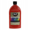  Czerwony wosk koloryzujący do lakieru 500ml K2 + mikrofibra