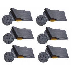 6x Samoprzylepna mata głusząca plaster miodu Fiat 126P