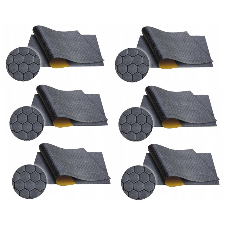 6x Samoprzylepna mata głusząca plaster miodu Fiat 126P 6x Samoprzylepna mata głusząca plaster miodu Fiat 126P
