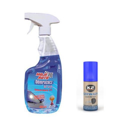 Odmrażacz do szyb samochodu zamków błyskawiczny atomizer 650ML