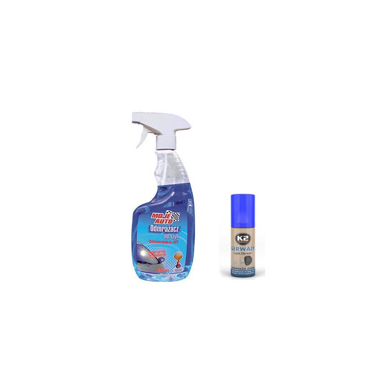 Odmrażacz do szyb samochodu zamków błyskawiczny atomizer 650ML