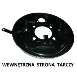 Tarcza kotwiczna tył prawa Fiat 126p STD Standard
