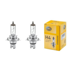 Żarówka Hella H4 60/55W Fiat Punto I Panda II (03-12) 126p 2 sztuki