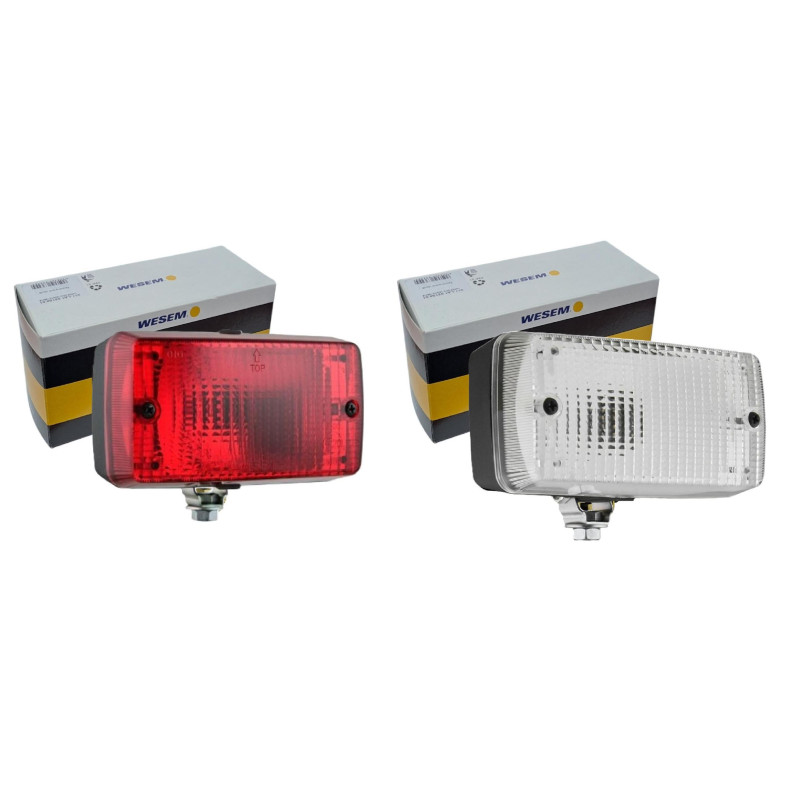Komplet lampa cofania lampa przeciwmgielna Fiat 126p przegub tył LA1.02004 LA1.02104 Komplet lampa cofania lampa przeciwmgielna Fiat 126p przegub tył LA1.02004 LA1.02104