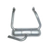 Tłumik Fiat 126P Standard STD aluminiowy + obejmy 4 szt + uszczelki