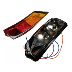 Lampa tył prawa lewa Fiat 500 chrom