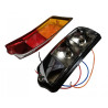 Lampa tył prawa lewa Fiat 500 chrom