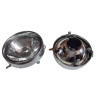 Reflektor lampa przód chrom Fiat 500 600 - żarówka R2