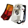 Lampa tył prawa lewa Fiat 500 biały korpus