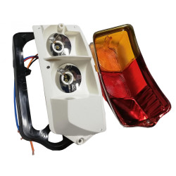 Lampa tył prawa lewa Fiat 500 biały korpus