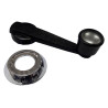 Korbka szyby chrom Fiat 500 126p Standard rozetka