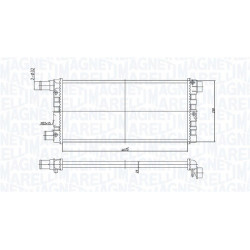 Chłodnica Fiat Cinquecento Seicento 900 1100 SPI Magneti Marelli