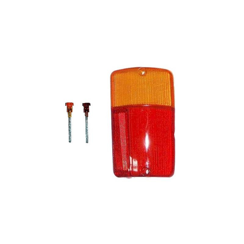 Klosz lampy tył prawy Fiat 126p Elegant śruby kpl Klosz lampy tył prawy Fiat 126p Elegant śruby kpl