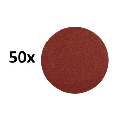 Krążki ścierne z rzepem 125mm granulacja 220 P220 50 sztuk