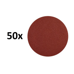Krążki ścierne z rzepem 125mm granulacja 120 P120 50 sztuk