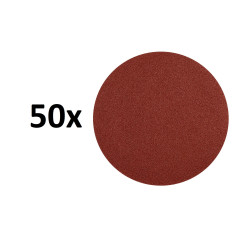 Krążki ścierne z rzepem 125mm granulacja 80 P80 50 sztuk