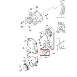 Kolo zebate wału korbowego Daewoo Tico Matiz