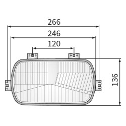 Reflektor lampa Lublin I II III 0261.43020