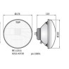 Reflektor lampa Żuk Nysa Star Jelcz H4 RE.12311