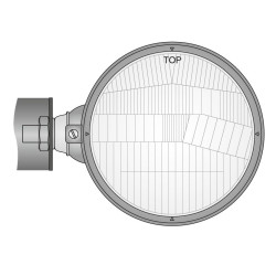 Reflektor przedni lewy Ursus metalowy RE.44000