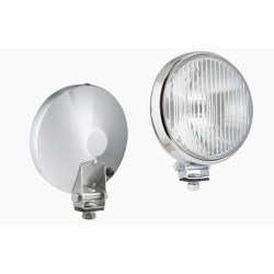 Halogen przeciwmgielny metalowy chrom klasyk