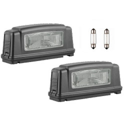 2x Lampa oswietlenia tablicy rejestracyjnej szybka  wymiana + zarowki