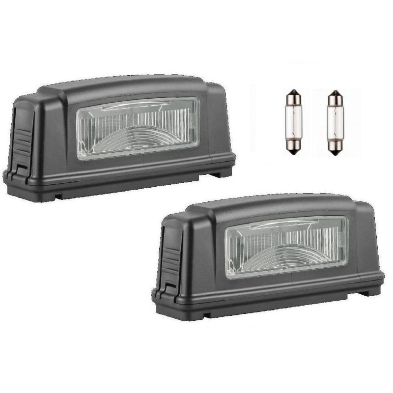 2x Lampa oswietlenia tablicy rejestracyjnej szybka wymiana + zarowki 2x Lampa oswietlenia tablicy rejestracyjnej szybka wymiana + zarowki