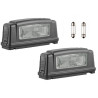 2x Lampa oswietlenia tablicy rejestracyjnej szybka  wymiana + zarowki