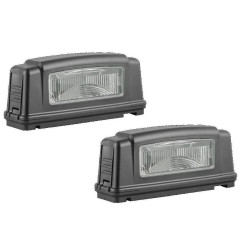 2x Lampa oswietlenia tablicy rejestracyjnej szybka  wymiana + zarowki
