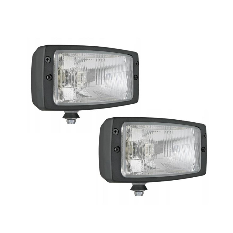 Reflektor przedni lampa H4 w obudowie ciągniki John Deere kpl 2 szt Reflektor przedni lampa H4 w obudowie ciągniki John Deere kpl 2 szt