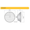 Reflektor lampa typu R2 Ursus C-300 C-4000 Zetor  Pronar Zubron