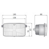 Reflektor lampa Wesem Zetor Ursus Farmer H4