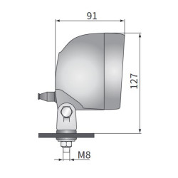 Lampa robocza szperacz halogen LKR Wesem LKR5FF.46500